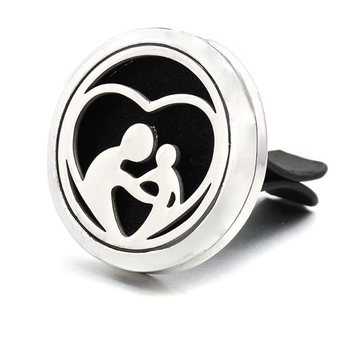New Tree of Life Car Aromatherapy Diffuser Stainless Steel Air Vent Freshener Car Essential Oil Diffuser Perfume Lockets Jewelry