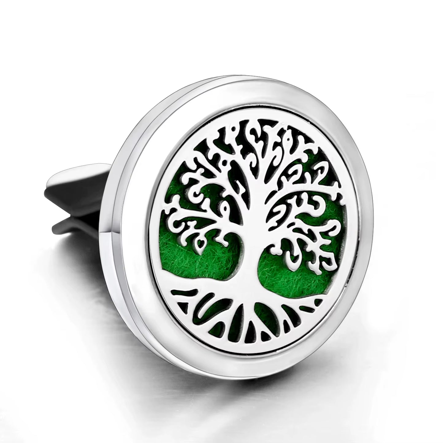 New Tree of Life Car Aromatherapy Diffuser Stainless Steel Air Vent Freshener Car Essential Oil Diffuser Perfume Lockets Jewelry