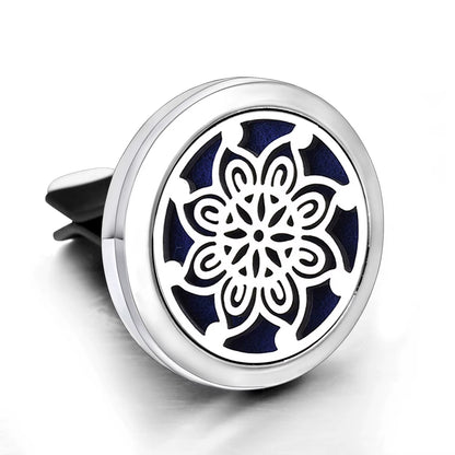 New Tree of Life Car Aromatherapy Diffuser Stainless Steel Air Vent Freshener Car Essential Oil Diffuser Perfume Lockets Jewelry
