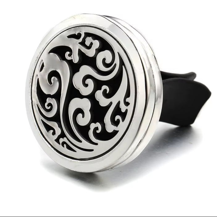 New Tree of Life Car Aromatherapy Diffuser Stainless Steel Air Vent Freshener Car Essential Oil Diffuser Perfume Lockets Jewelry