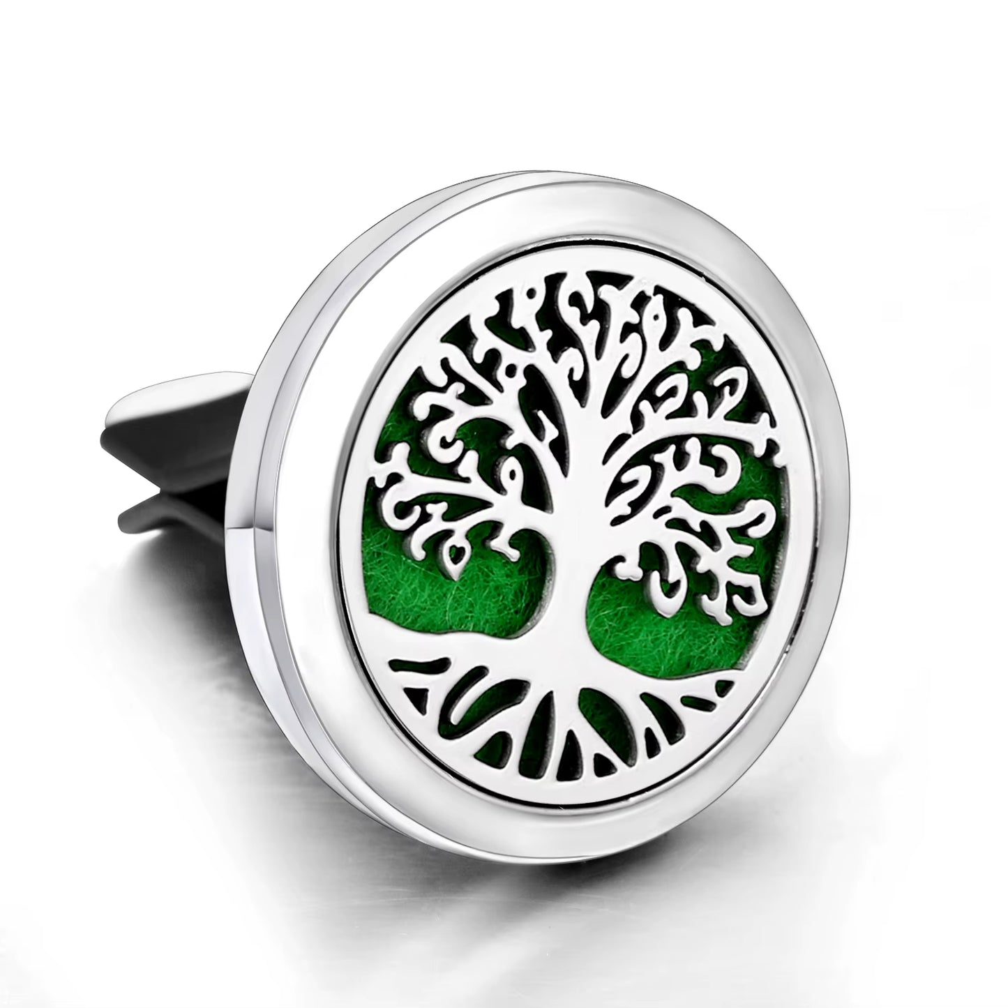 New Tree of Life Car Aromatherapy Diffuser Stainless Steel Air Vent Freshener Car Essential Oil Diffuser Perfume Lockets Jewelry