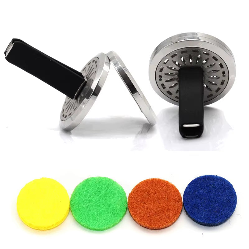 New Tree of Life Car Aromatherapy Diffuser Stainless Steel Air Vent Freshener Car Essential Oil Diffuser Perfume Lockets Jewelry