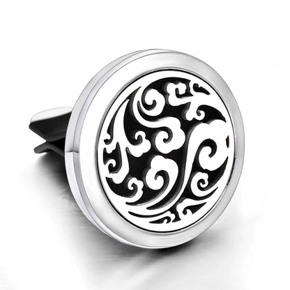 New Tree of Life Car Aromatherapy Diffuser Stainless Steel Air Vent Freshener Car Essential Oil Diffuser Perfume Lockets Jewelry