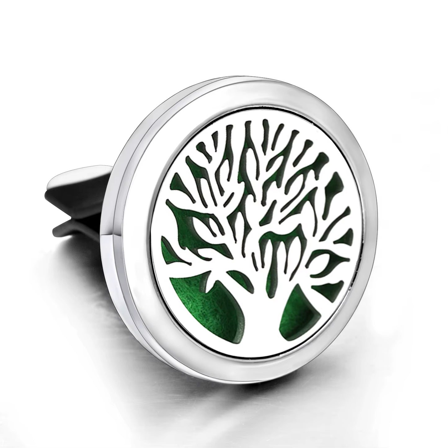 New Tree of Life Car Aromatherapy Diffuser Stainless Steel Air Vent Freshener Car Essential Oil Diffuser Perfume Lockets Jewelry