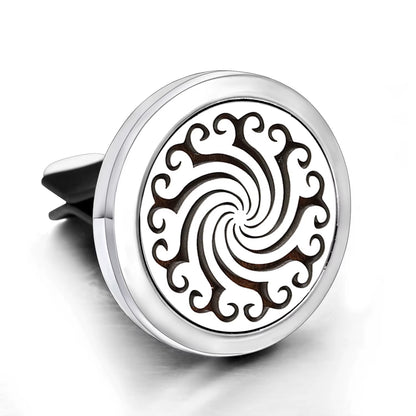 New Tree of Life Car Aromatherapy Diffuser Stainless Steel Air Vent Freshener Car Essential Oil Diffuser Perfume Lockets Jewelry
