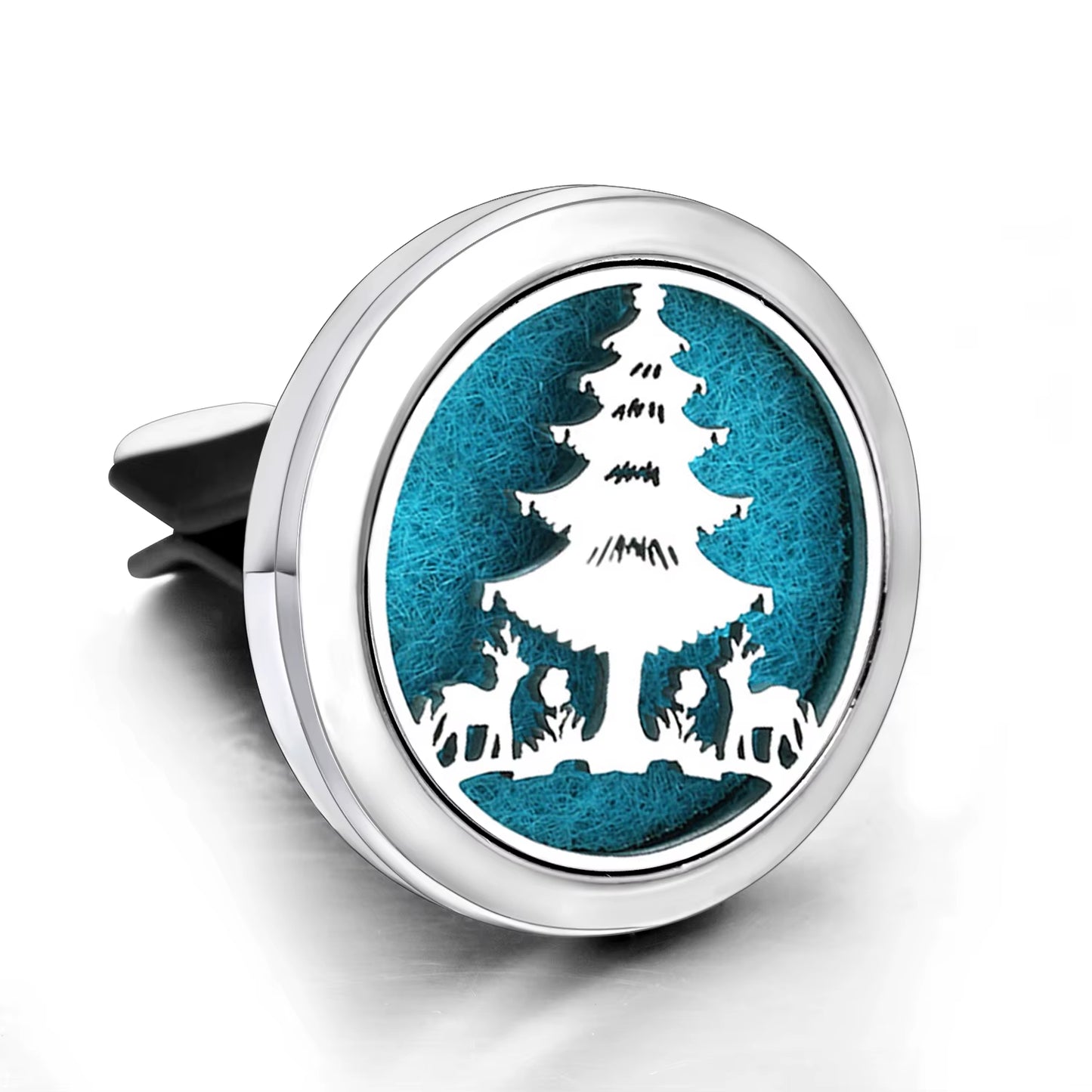 New Tree of Life Car Aromatherapy Diffuser Stainless Steel Air Vent Freshener Car Essential Oil Diffuser Perfume Lockets Jewelry