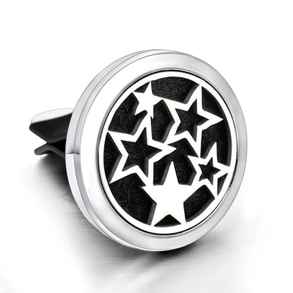 New Tree of Life Car Aromatherapy Diffuser Stainless Steel Air Vent Freshener Car Essential Oil Diffuser Perfume Lockets Jewelry