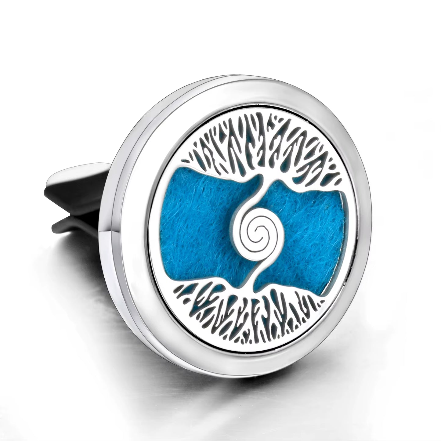 New Tree of Life Car Aromatherapy Diffuser Stainless Steel Air Vent Freshener Car Essential Oil Diffuser Perfume Lockets Jewelry