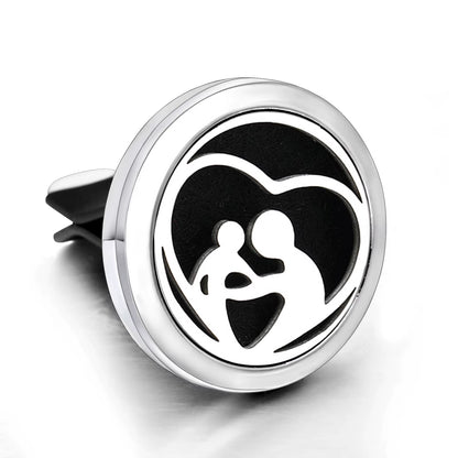 New Tree of Life Car Aromatherapy Diffuser Stainless Steel Air Vent Freshener Car Essential Oil Diffuser Perfume Lockets Jewelry