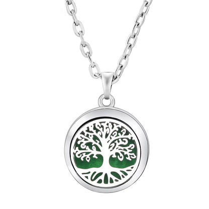 Heart-Shaped Aromatherapy Essential Oil Diffuser Necklace Stainless Steel High Quality Dragonfly Perfume Lockets Pendant Jewelry