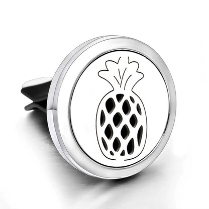 New Tree of Life Car Aromatherapy Diffuser Stainless Steel Air Vent Freshener Car Essential Oil Diffuser Perfume Lockets Jewelry